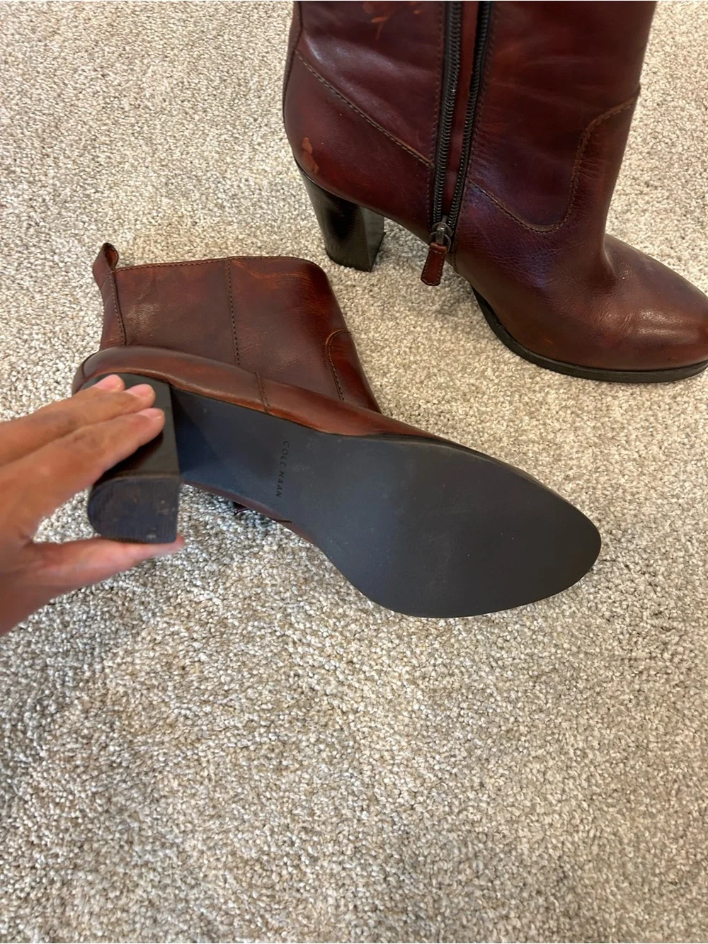 Cole Haan casual stacked heel